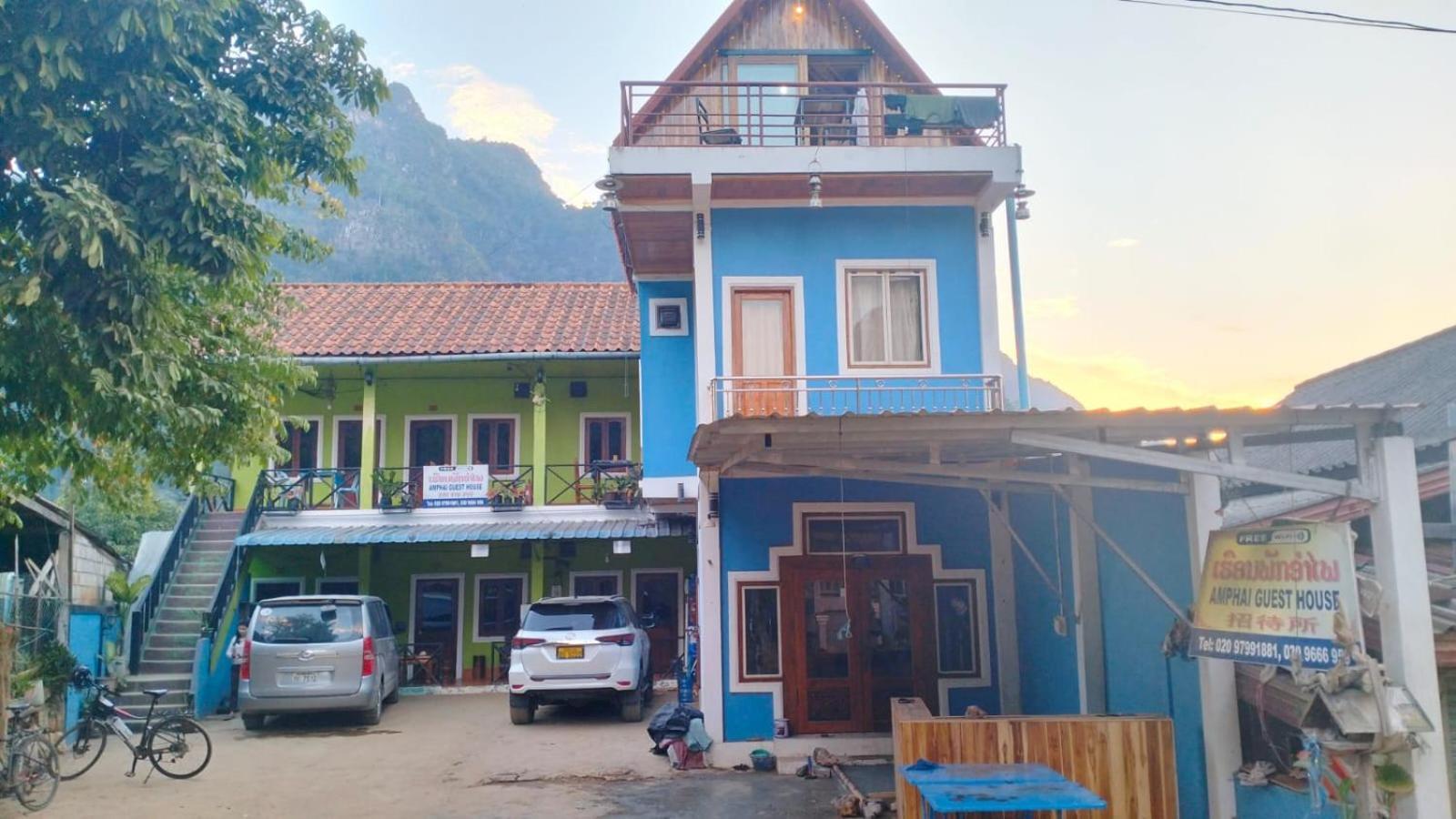 Amphai Guest House Nongkhiaw Buitenkant foto